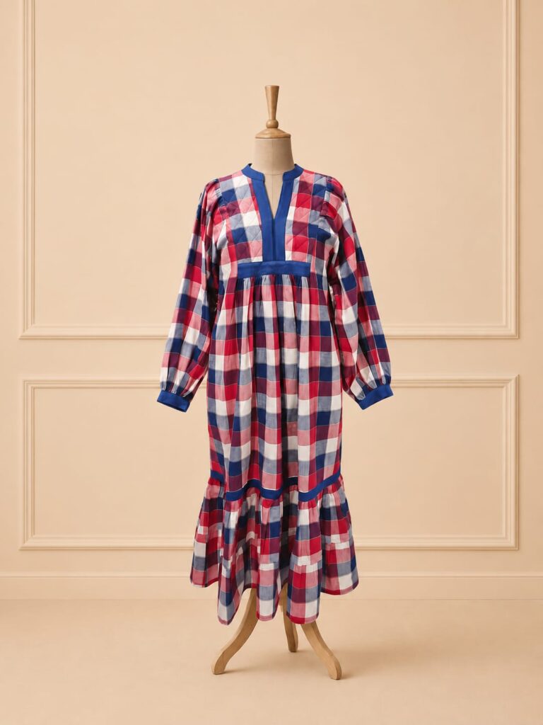 Block print dress